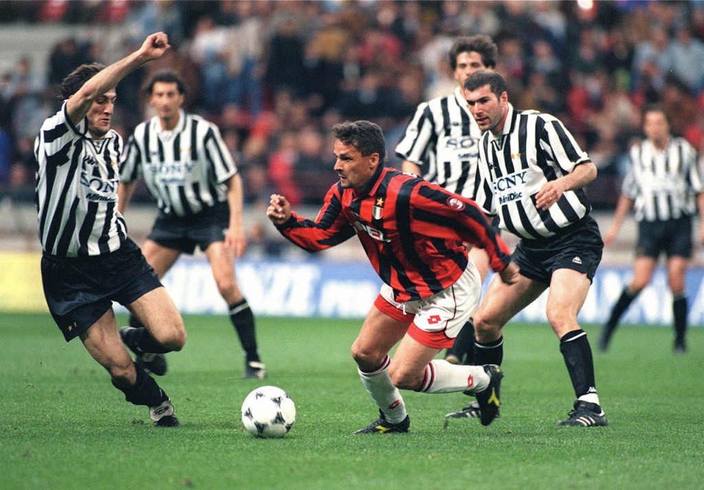 Roberto Baggio AC Milan Juventus