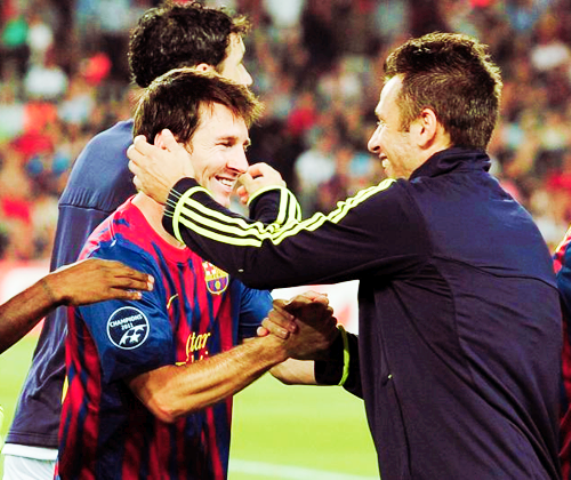 Messi Cassano Barcelona